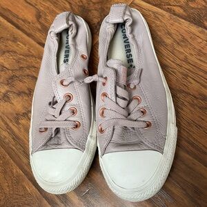 Converse Mauve Slip On Shoes